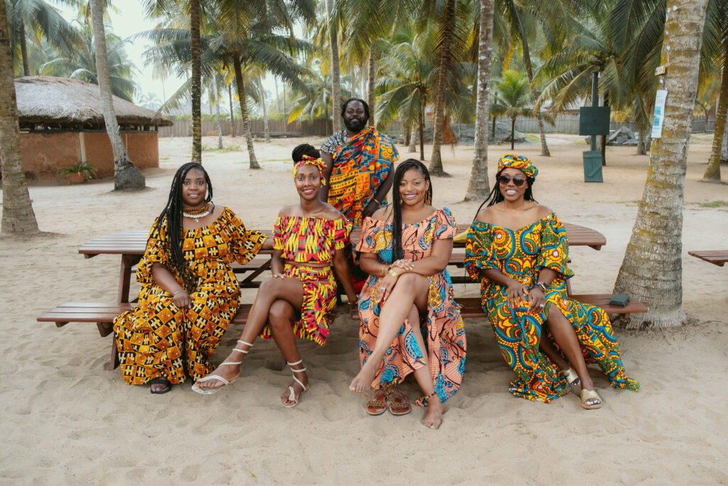 Women in African wear